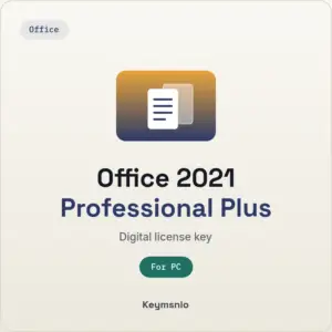 Keymsnio product card: Office 2021 Professional Plus, For PC