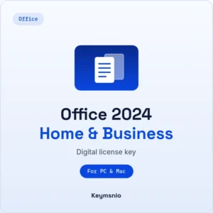 Keymsnio product card: Office 2024 Home & Business, For PC & Mac