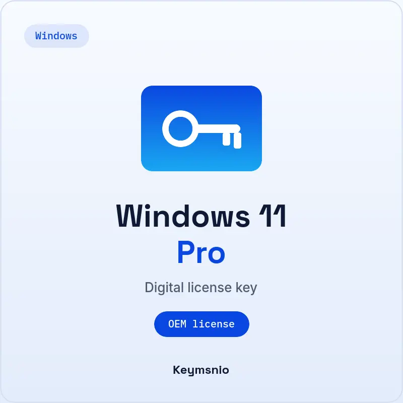 Keymsnio product card: Windows 11 Pro, OEM license